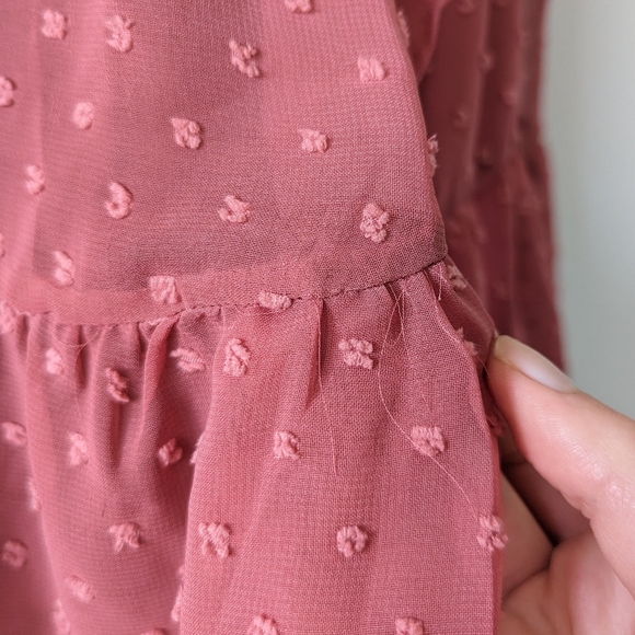 Lulu's Next to You Midi Dress in Rusty Rose Size M - Picture 9 of 9